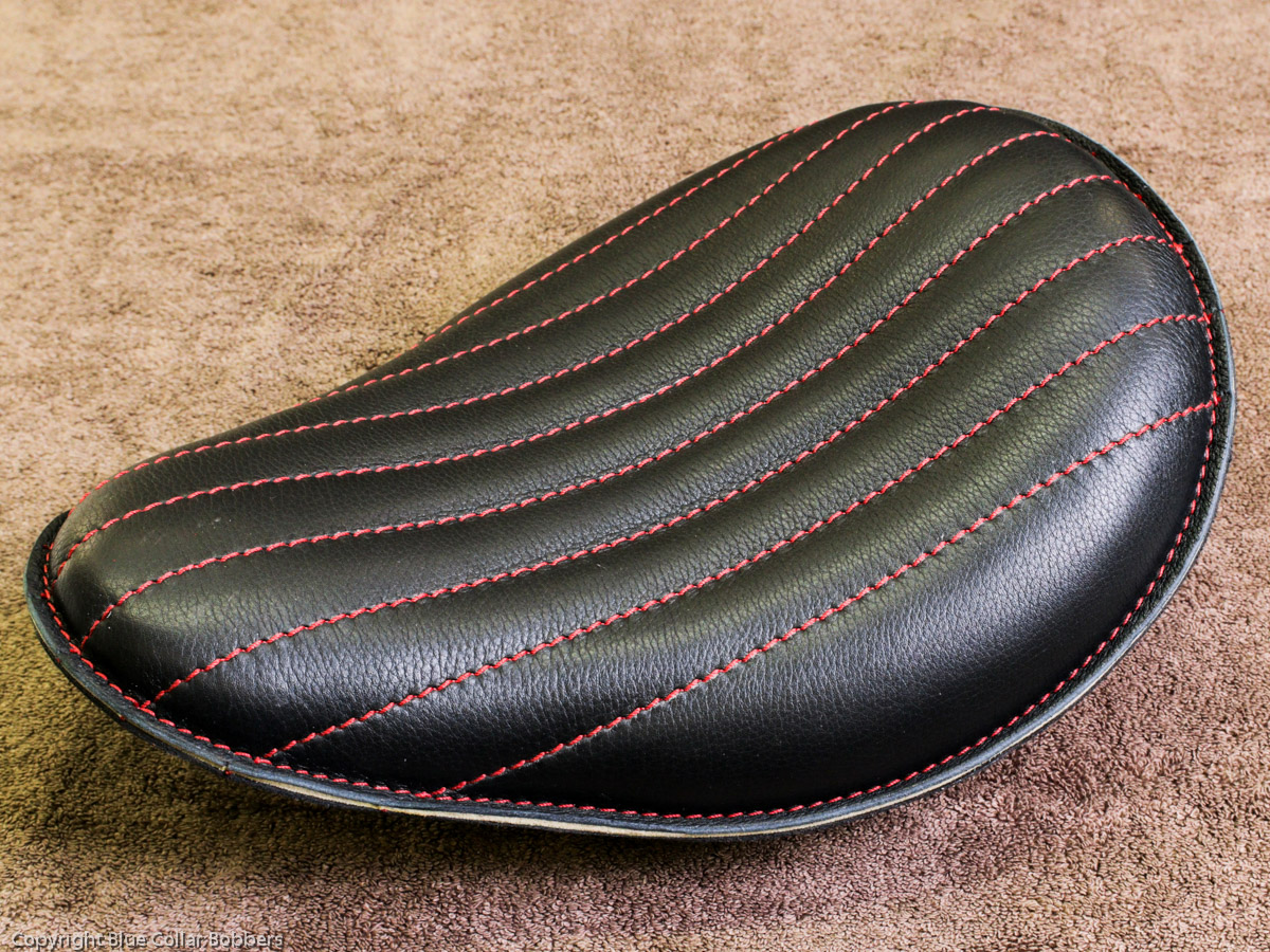 thumbnail image 2 of Motorcycle Solo Seat With Springs And Mounting Base - Fits Suzuki Boulevard S40 C50 M50 & More 2 of 6