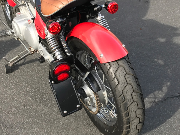Side Mount License and Tail Light Brackets