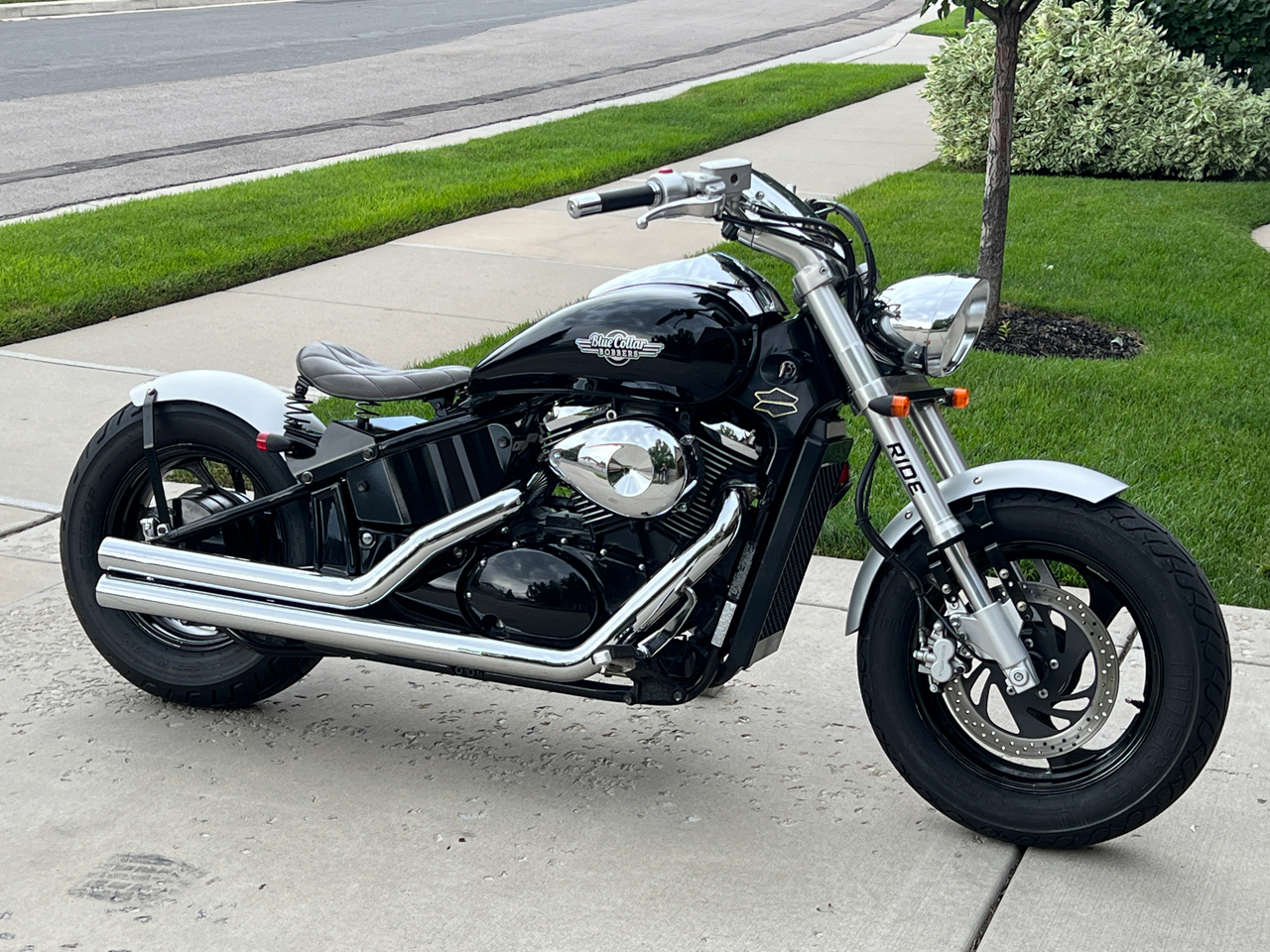 JMTBNO 3" Spring Solo Seat – For Suzuki Boulevard C50 M50 S50 C90 M90 & Bobber/Custom Motorcycles